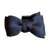 Women Hairpin Smooth Satin Bowknot Decor Anti-slip Teeth Hair Clip Side Bang Small Hair