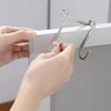 Stainless Steel Bedside Cabinet Door Dormitory Double Hook S-Shaped Hook To Hang Clothes Bathroom Kitchen Hanger Behind The Door