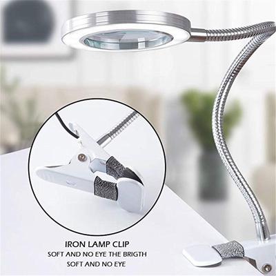 LED Eye Protective Table Lamp USB For Eyelash Extension Makeup Tattoo LED Desk Light Clamp USB Nail Art Eyelash