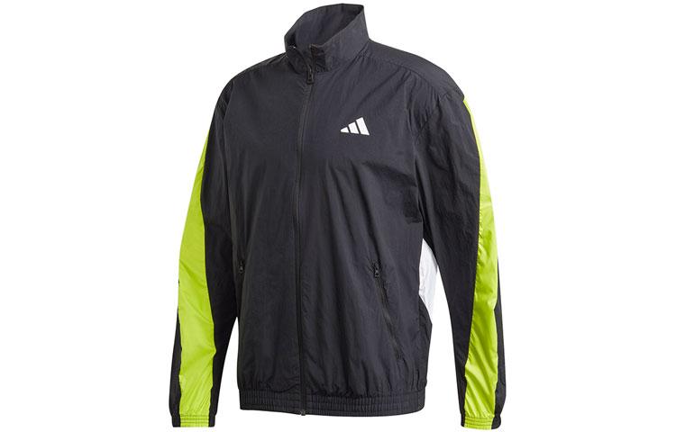 Adidas Jackets Men s Black Stand Collar Moderate FR6599 S