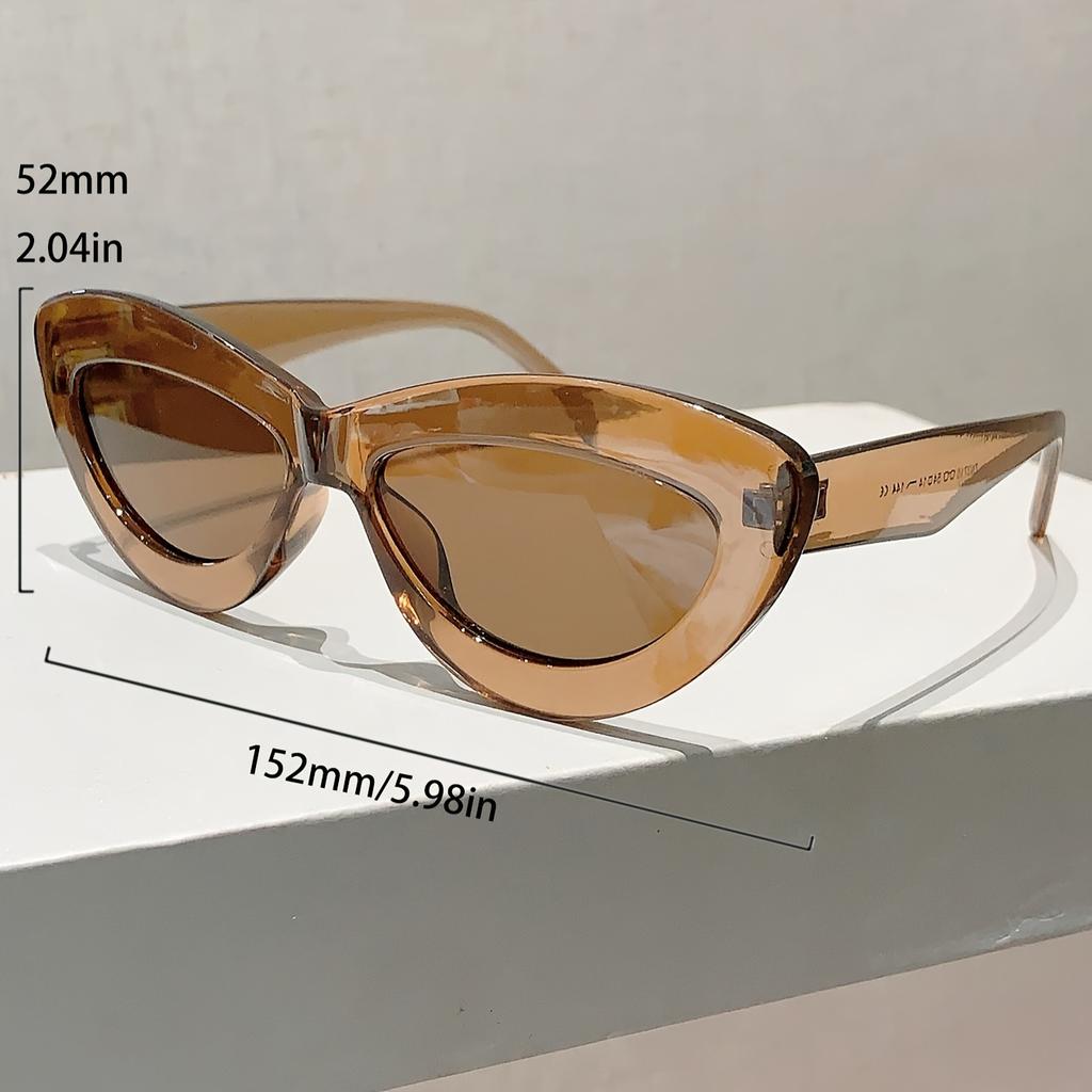 Vintage Cat Eye Sunglasses  Fashion Retro Candy Color Outdoor Women Shades Luxury Brand Designer Multicolor Eyewear