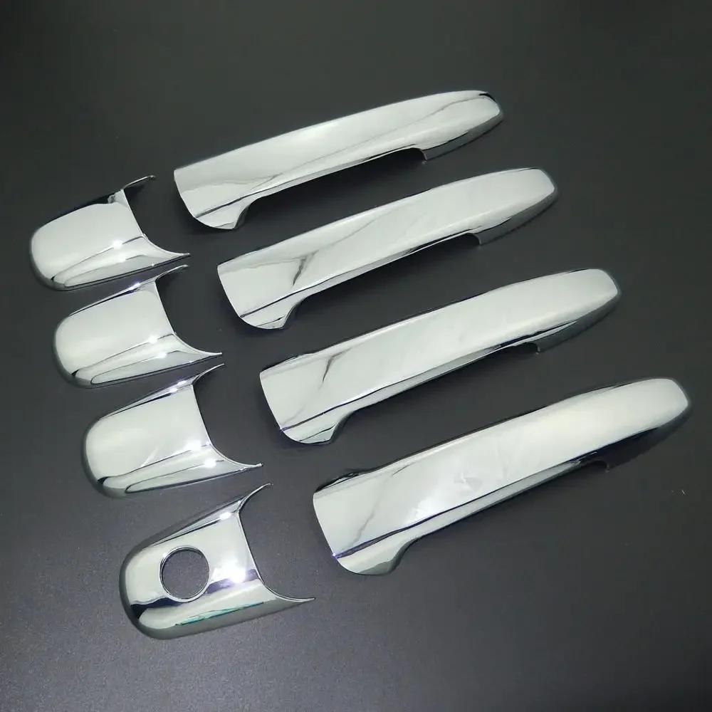 Car Upgrade Decoration Door Handle Cover For Ford Fusion Edge 2006-2012 Chrome Silver Accessories Exterior Styling
