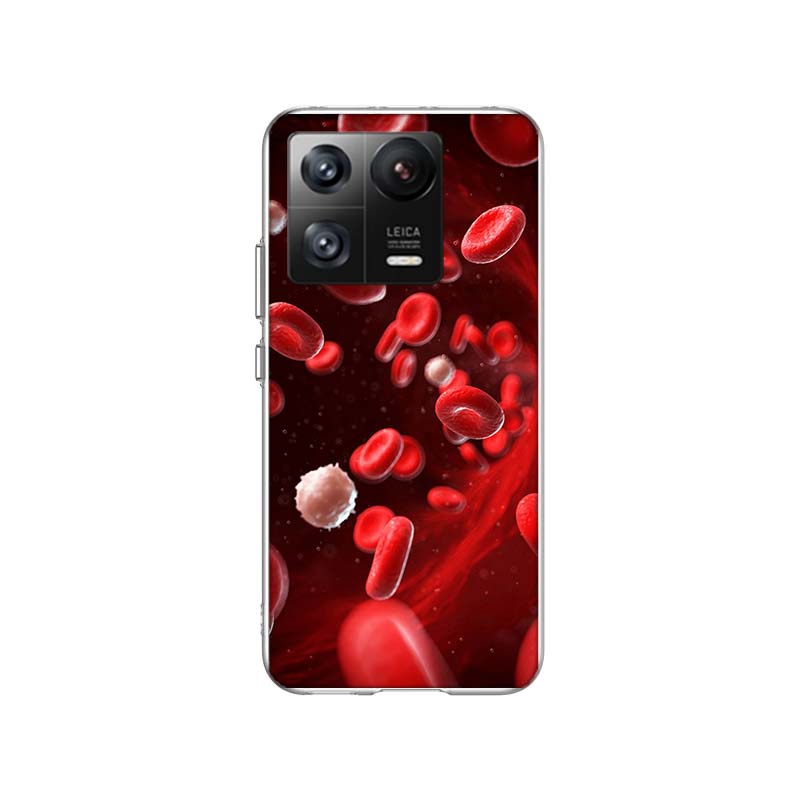 Blood Platelets Under Microscope Phone Case For Xiaomi Poco F7 Ultra X7 X6 M8 M7 M6 M4 M3 Pro X4 Mi 15 15T 14 14T 12T 12S 10T Pr