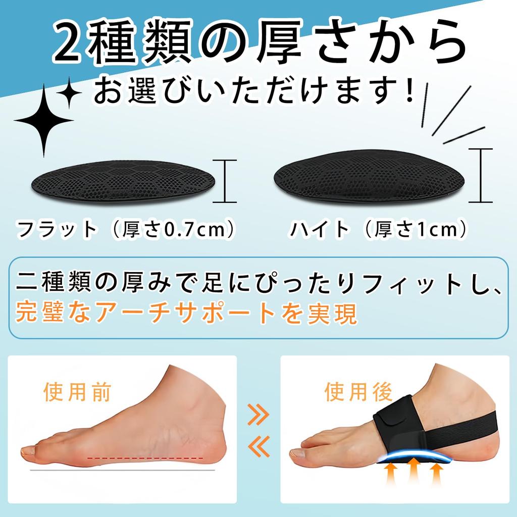 KUENZ Arch Flat Stoßdämpfende Sohle Schutzpolster für Stehen und Unisex Unterstützung, Unterstützung, Dämpfend, Arbeit, Laufen, Wandern, Sport, (Schwarz)