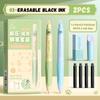 Erasable Gel Pen Black/Blue Ink Neutral Pen Cartoon Writing Drawing Tool  Students Gift