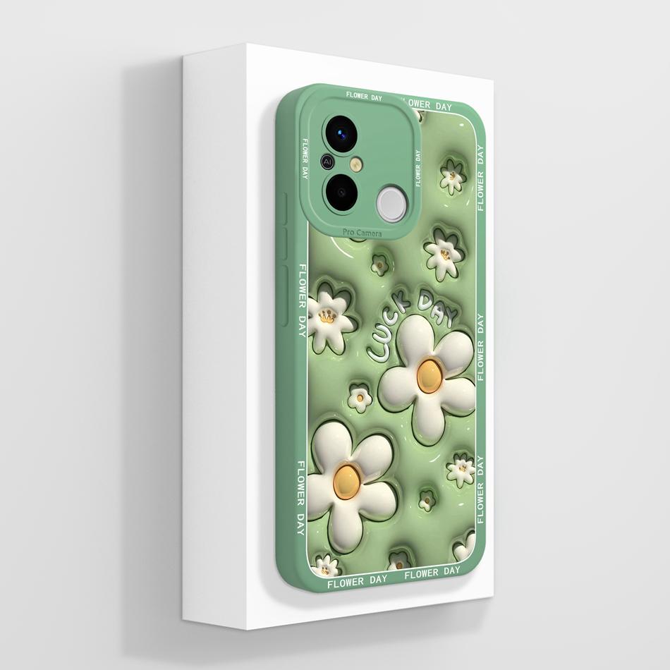 Coque Pour Redmi 12C 11A POCO C55 Coque Arrière Créative Protection Complète Protecteur Souple en Silicone Liquide Pour Redmi 12 C 11 A POCO C 55