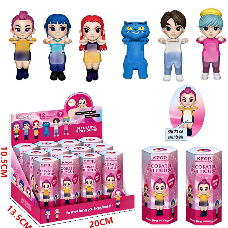 Popular anime figurines, K-pop, Devil Hunter blind boxes, Rumi Mira Zoi character vinyl masks, figurines, toys, birthday gifts.
