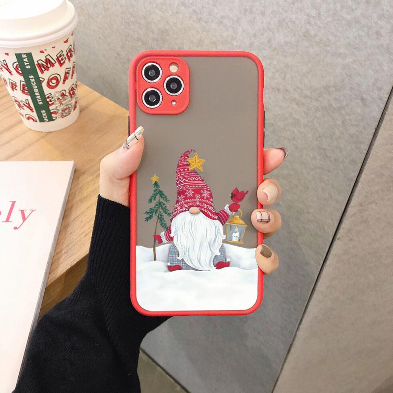 New Year Christmas Santa Claus Phone Case for IPhone 14 13 12 11 Pro Max Mini 15 Pro Max XS XR X 15 14 8 7 Plus Cute Back Covers