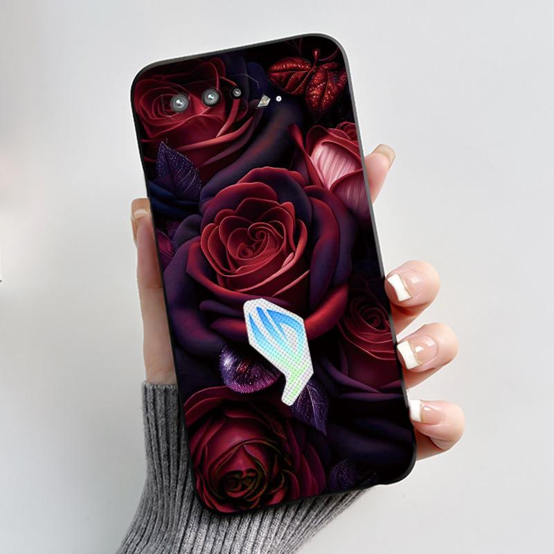 Casing For Asus Rog Phone 5 Rog 5s ZS673KS ZS676KS Case Luxury Dragon Cute Cool Boys Girls Soft Black Matte Silicone Back Cover