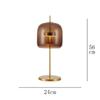 Nordic Modern Glass Table Lamp - Creative, Stylish Lighting for Living Room, Bedroom, Hotel, or Model Room