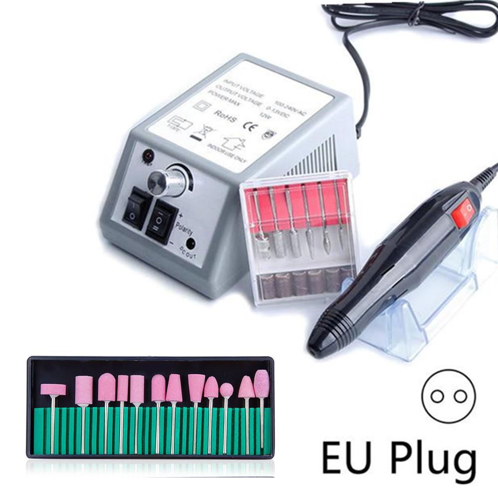 Elextric Apparatus Machine Milling Cutter Set Remove Gel Polish Nail Drill Bits Pedicure Tools