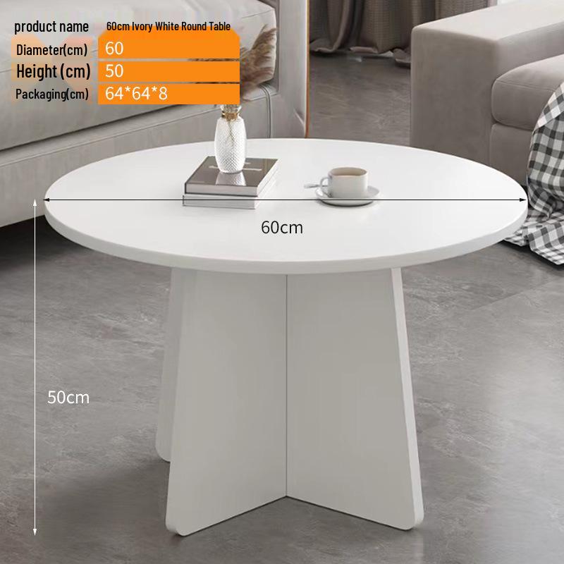 Modern Simple Coffee Table for Small Apartment Living Room or Balcony