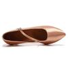 Fashion Silk  Ladies Modern Dance ShoesTango Latin Dance Shoes Waltz Closed Toe Dance  Shoes Heeled 5CM