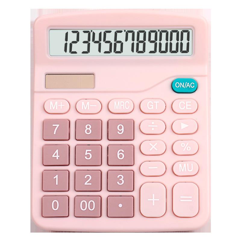 Calculator for Students, Solar Dual Power Supply Student Color Computer, Calculator Office Supplies