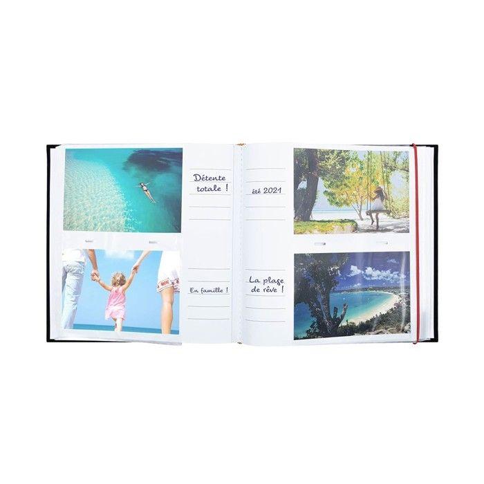 Album photo pochette linéa gris 200 photos panodia- gris