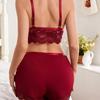 High-end New Lace Erotic Underwear Women's Temptation Erotic Homewear Set Two-piece Set