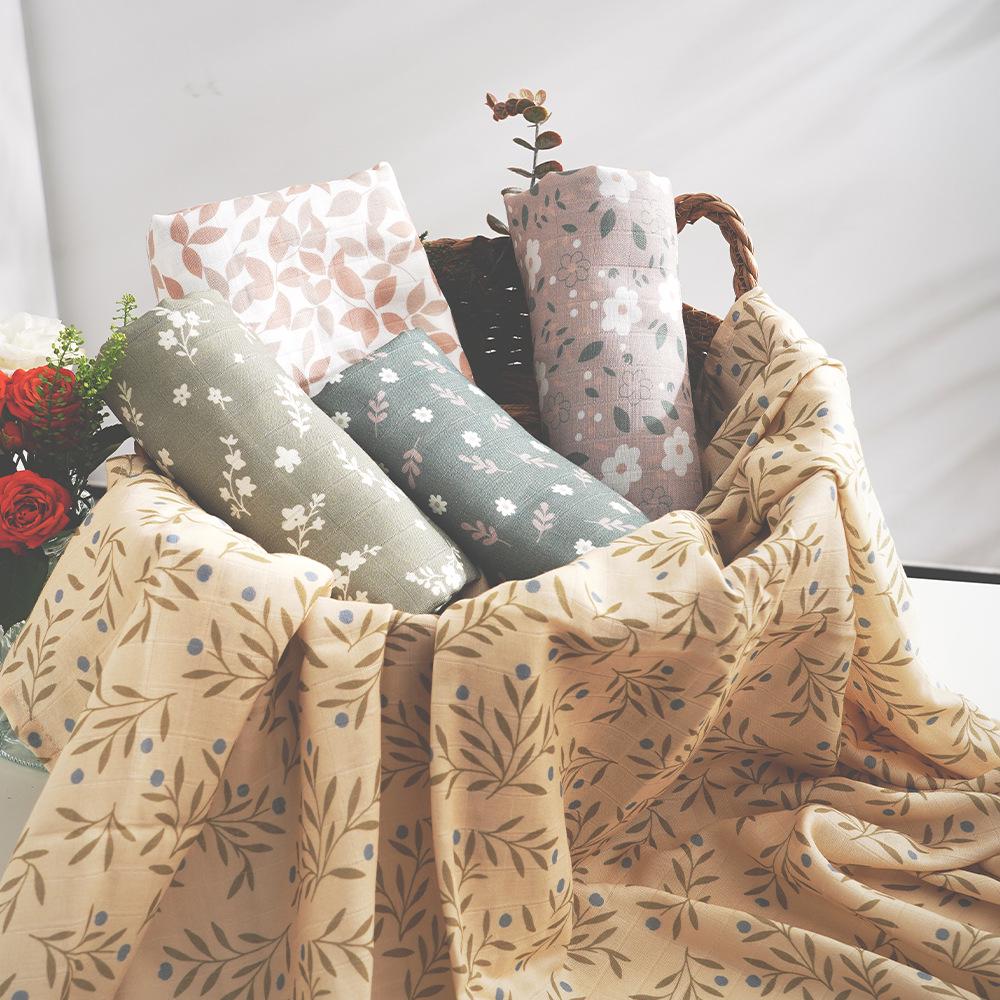 Kangobaby Pure Cotton Double Layer Baby Blanket & Swaddle
