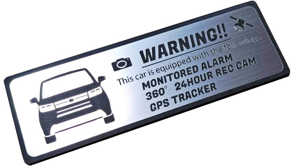 Honami Works New Freed Air GT Security Emblem with Dash and GPS Tracker Sticker (3rd Generation) 24-Hour Surveillance, Cam,