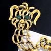 Alloy Lapel Pin DIY Gift Golden Chic Ladies Male Scarf Clothing Badge Jewelry Accessories