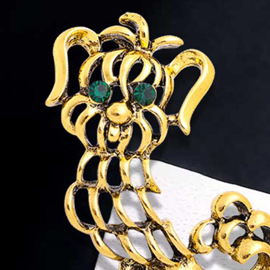 Alloy Lapel Pin DIY Gift Golden Chic Ladies Male Scarf Clothing Badge Jewelry Accessories