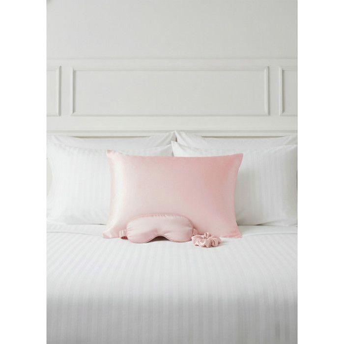 Chouchou en soie "Silk" Coton pur - Rose