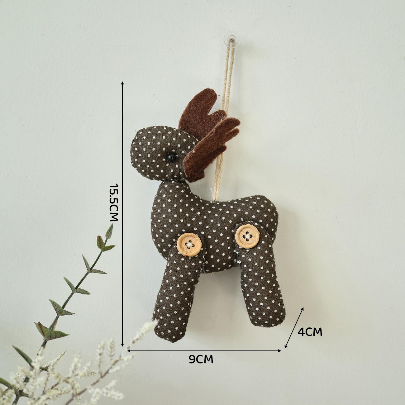 

1pc Nordic style creative handmade deer wall hanging home desktop decoration shooting props Decoration Crafts