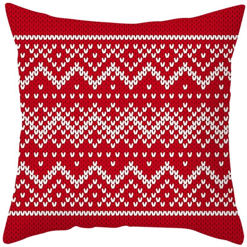 Christmas Themed Pillowcases Car Accessories Office Santa Claus Living Room Sofa Home Pillowcases