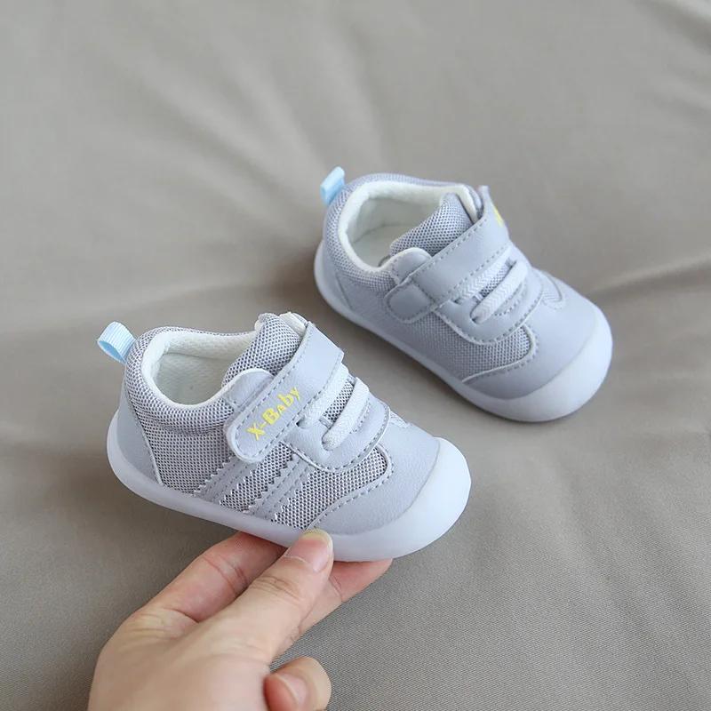 2024 Children Shoes Spring Comfort Breathable Soft Soled Baby Walking Shoes Lovely Anti Slip Outdoor Sneakers Zapatos De Bebes
