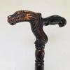 Handcrafted Wooden Dragon Head Walking Stick Unique Fantasy Cane