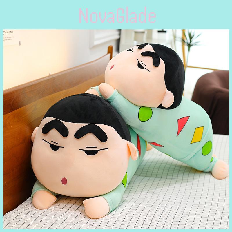 Crayon Shin Chan Sleeping Pose Plush Cartoon Soft Bed Decor Gift For Kids