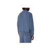 Armani Exchange Ss24 Letter Embossed Crew Neck Loose Casual Sweatshirt Men Sweatshirt Blue 3DZMAA-ZJUBZ-45AM