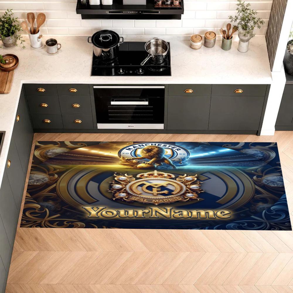 Galatasaray1 Personalized Name Kitchen Carpet Nonslip Floor Mat Ideal Entryway Door Mat Laundry Room Bathroom Foot Mat