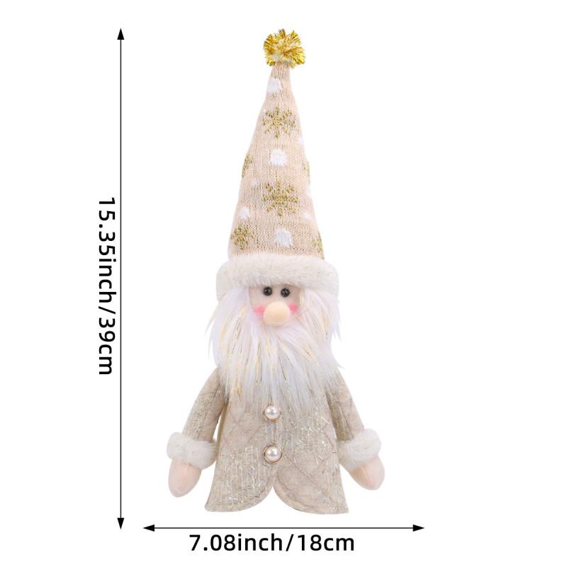 

Christmas Santa Claus Snowman Deer Bottle Sleeve With Polyester Fabric For Festive Wine Presentation Santa Claus