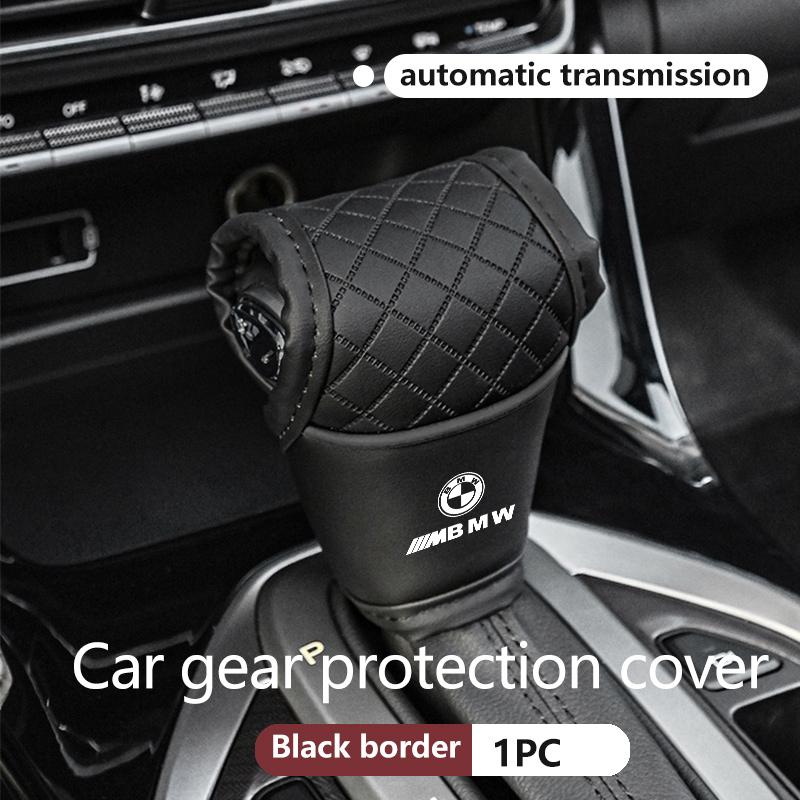Leather Car Gear Shift Sleeve Knob Protective Cover For BMW 1 3 5 7 Series M F01 F20 F10 F13 E52 E53 E60 E93