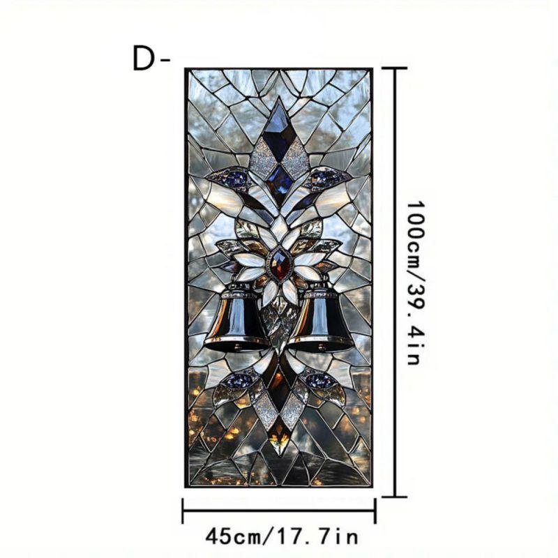 45*100 см Электростатическая наклейка на стекло УФ-блокирующая Декоративные наклейки на окна