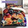 DBZ Decor Pattern Bedding Quilt Set Quilt Cover Pillowcase Home Decoration Birthday Gift (1 * Duvet Cover + 2 * Pillowcase, Without Core)