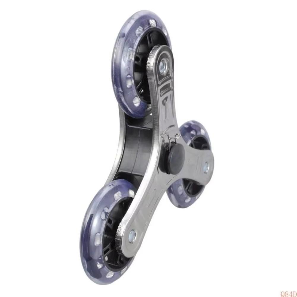 Multi-Purpose Plastic Wheels Plastic Furniture Casters Stable Stair Climbing Wheels  Foldable Cart