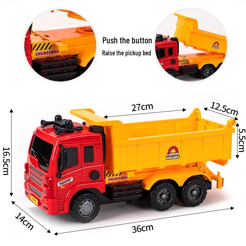 Construction Vehicle Cake Toppers: Excavator, Bulldozer, Roadblock Inserts, Figurines for Boys' Birthday