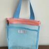 Mesh Makeup Bag Hanging Portable Bag Travel Handbag Portable Toiletry Storage Bag For Bathroom Outdoor Women