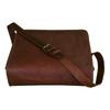 Herren Echte Vintage Braune Leder Messenger Schulter Laptop Tasche Aktentasche NEU