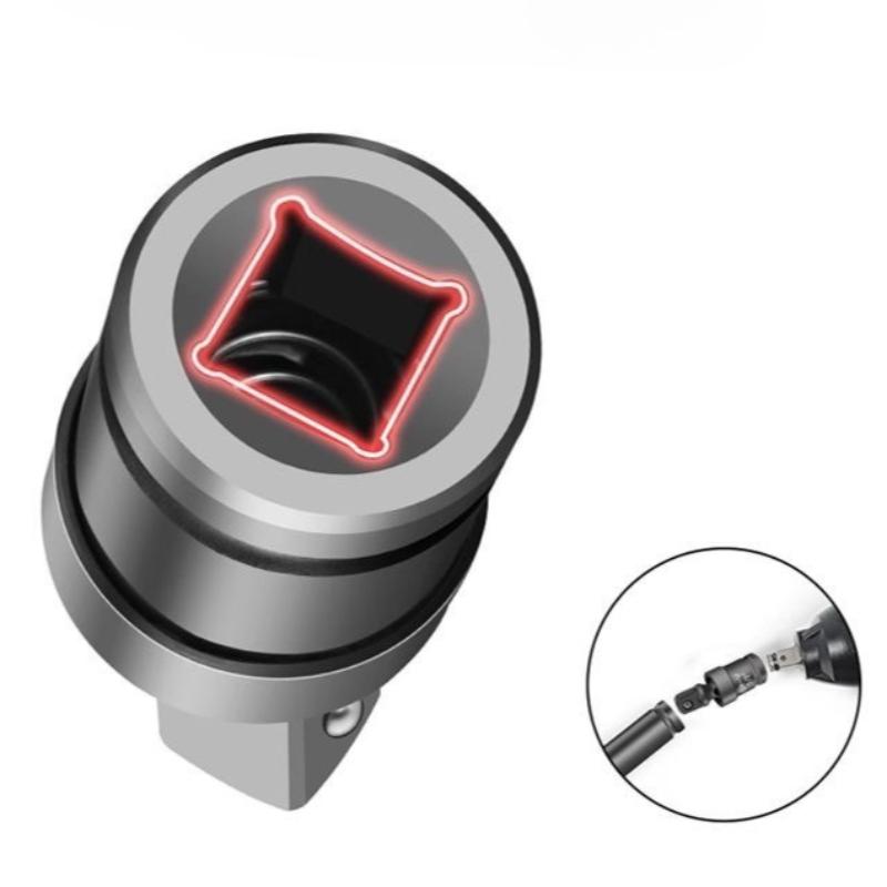 Universal Impact Joint Socket 360 Degree Rotation Wobble Adapter Extension 1/4 3/8 1/2" Swivel Knuckle for Car repair Tools