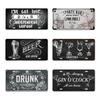Vintage Wine Culture Metal Signs Wall Decor Licenses Plate Plaque Metal Vintage Tin Sign for Bar Pub Kitchen Dining Room