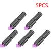 1-10PCS UV Flashlight LED Ultraviolet Torch 395nm Zoomable Mini Flashlight Inspection Lamp for Pet Urine Stain Detector Lights