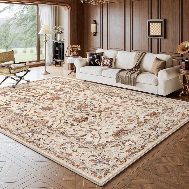 Carpet for Living Room Persian Vintage Sofa Coffee Floor Mat Soft Non-slip Machine Washable Rug Home Decor Bedroom Bedside Rugs