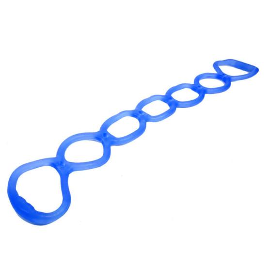 7 Holes Elastic Silicone Fitness Pilates Exercise Yoga Resistance Band Rope