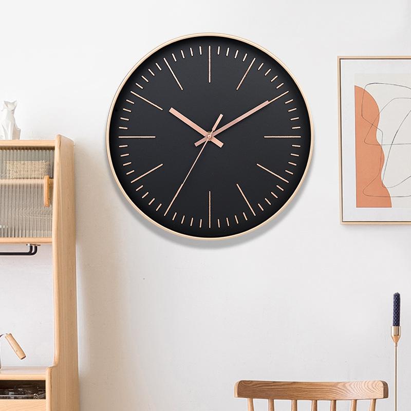 12 Zoll 30CM Leise Wanduhr, Kreativ und Modisch, Dreidimensionale Digitale Minimalistische Uhr für Zuhause Wohnzimmer