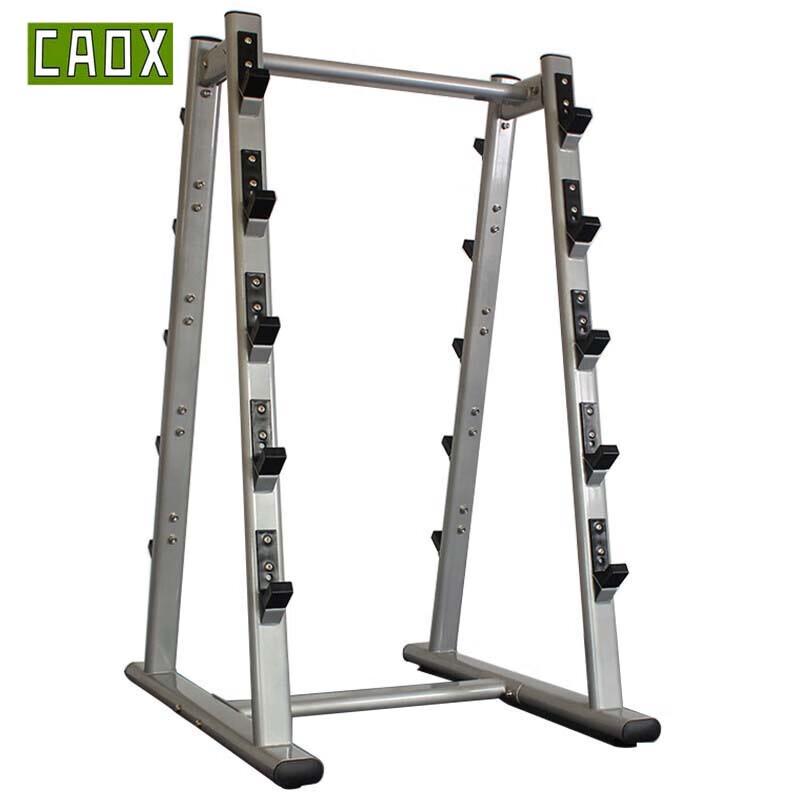CAOX Fixed Rubber-Coated Barbell Set