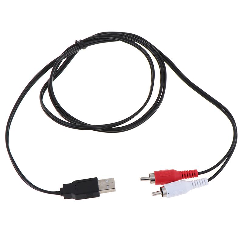 Duální RCA samec na USB samec A kompozitní adaptér audio video datový prodlužovací kabel