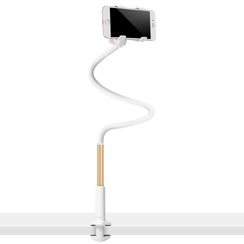 Universal Phone And Tablet Lazy Stand With Clamp Mount For Bedside And Desk Use