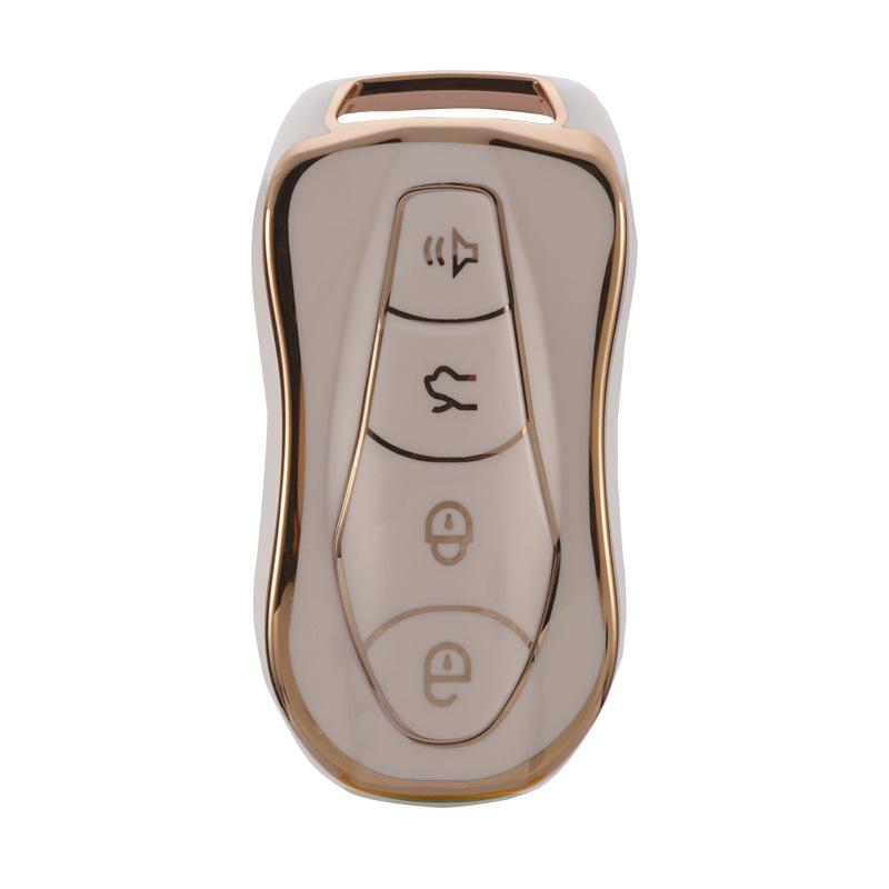 Husă cheie Geely pentru Xingyue, Boyue, Emgrand, Bin Yue, Borui, Vision - Carcasă premium pentru cheie auto.